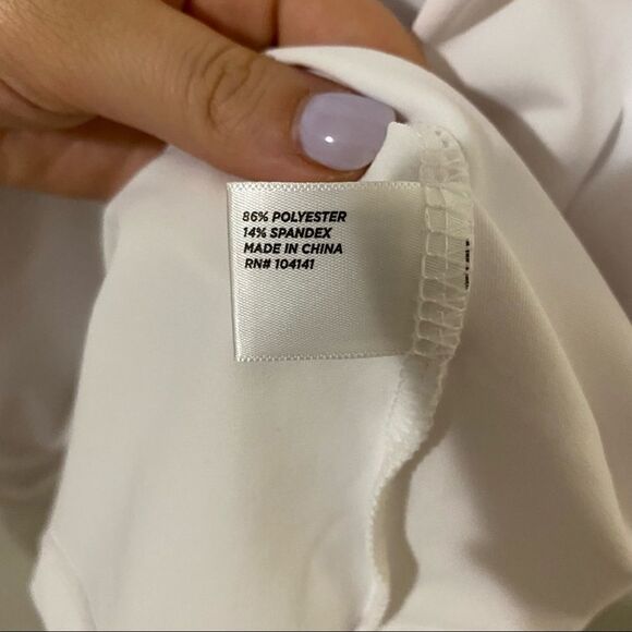 Lady Hagen Women's Windowpane Plaid Sleeveless Golf Polo - Picture 10 of 11